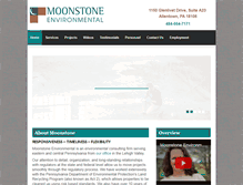 Tablet Screenshot of moonstoneenviro.com